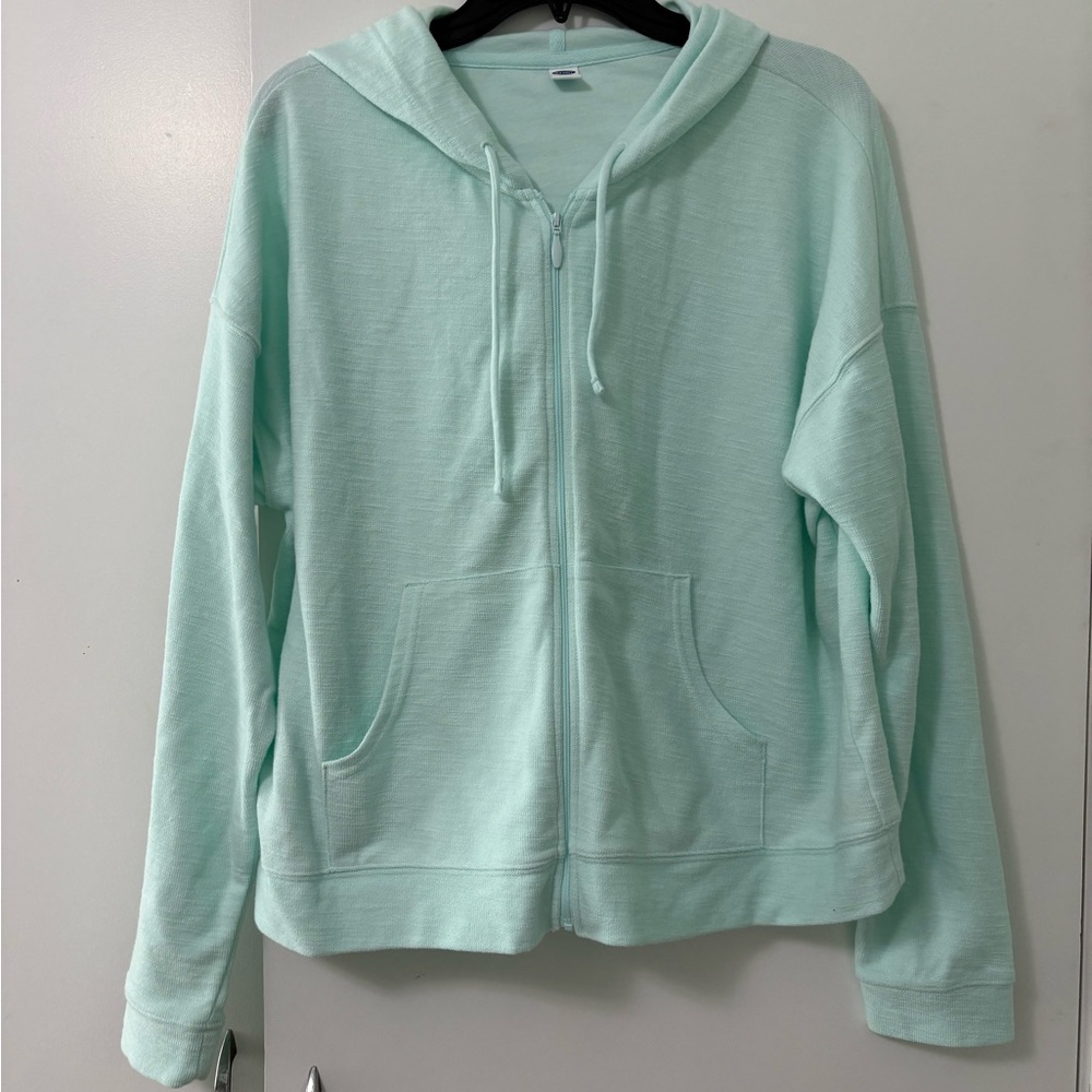 Old Navy Mint Green/Seafoam Women's Zip Up Hoodie